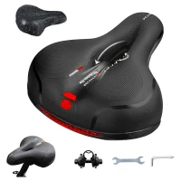 RealG RC-K-1454 Sedlo sportovní MTB, antivibrační, černé