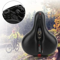 RealG RC-K-1454 Sedlo sportovní MTB, antivibrační, černé