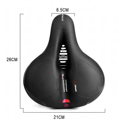 RealG RC-K-1454 Sedlo sportovní MTB, antivibrační, černé