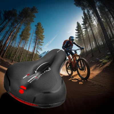 RealG RC-K-1454 Sedlo sportovní MTB, antivibrační, černé