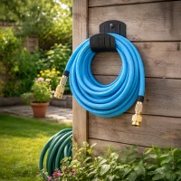 RealG RC-K-2237 Zahradní flexi hadice 6,8 - 15 m, spojky 1/2" a 3/4", modrá