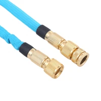 RealG RC-K-2237 Zahradní flexi hadice 6,8 - 15 m, spojky 1/2" a 3/4", modrá