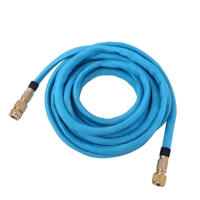 RealG RC-K-2237 Zahradní flexi hadice 6,8 - 15 m, spojky 1/2" a 3/4", modrá