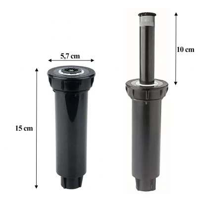 RealG RC-K-2197 Výsuvné rotační zavlažovače 360° 5,7 m, sada 5 ks