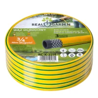 RealG RC-K-2214 Zahradní hadice 3/4'' 30 m, 3vrstvá, žlutá