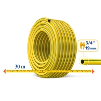 RealG RC-K-2214 Zahradní hadice 3/4'' 30 m, 3vrstvá, žlutá