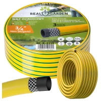 RealG RC-K-2214 Zahradní hadice 3/4'' 30 m, 3vrstvá, žlutá