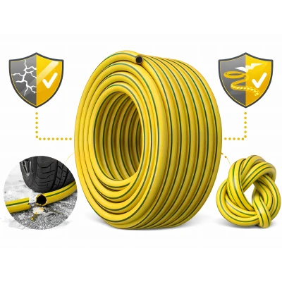 RealG RC-K-2214 Zahradní hadice 3/4'' 30 m, 3vrstvá, žlutá