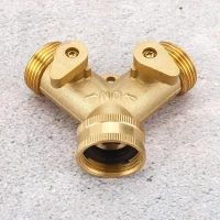 RealG RC-K-2196 Rozdělovač T‑kus pro zahradní hadici 3/4" na kohoutek