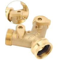 RealG RC-K-2196 Rozdělovač T‑kus pro zahradní hadici 3/4" na kohoutek