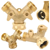 RealG RC-K-2196 Rozdělovač T‑kus pro zahradní hadici 3/4" na kohoutek