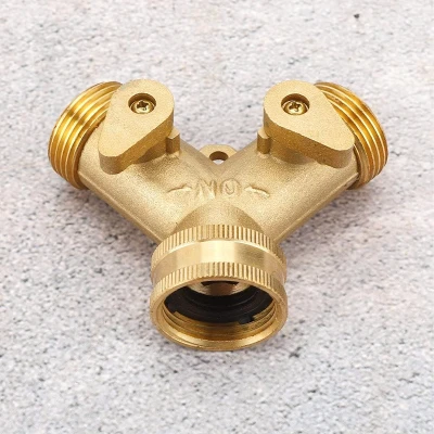 RealG RC-K-2196 Rozdělovač T‑kus pro zahradní hadici 3/4" na kohoutek