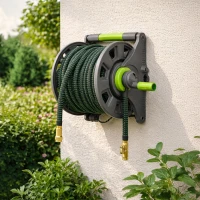 RealG RC-K-2247 Zahradní flexi hadice 2,5 - 7,5 m, spojky 1/2" 3/4", pistole