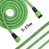 RealG RC-K-2233 Zahradní flexi hadice 1/2" 5 - 15 m, pistole, zelená