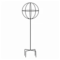 RealG RC-K-2279 Kovová podpora pro popínavé rostliny 50 x 10 cm, černá