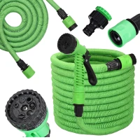 RealG RC-K-2234 Zahradní flexi hadice 1/2'' 7,5 - 22,5 m, pistole, zelená