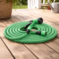 RealG RC-K-2234 Zahradní flexi hadice 1/2'' 7,5 - 22,5 m, pistole, zelená