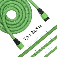 RealG RC-K-2234 Zahradní flexi hadice 1/2'' 7,5 - 22,5 m, pistole, zelená