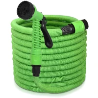RealG RC-K-2234 Zahradní flexi hadice 1/2'' 7,5 - 22,5 m, pistole, zelená