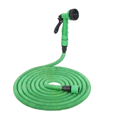 RealG RC-K-2234 Zahradní flexi hadice 1/2'' 7,5 - 22,5 m, pistole, zelená