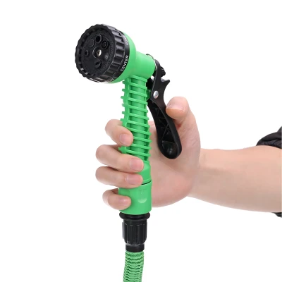 RealG RC-K-2234 Zahradní flexi hadice 1/2'' 7,5 - 22,5 m, pistole, zelená