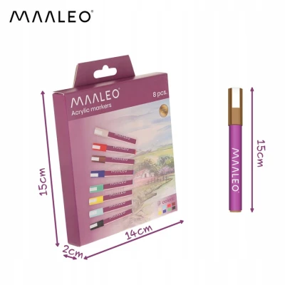 Maaleo 27052 Akrylové fixy sada 8 ks
