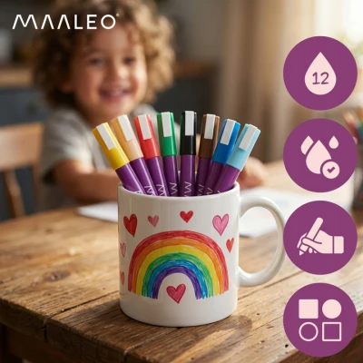 Maaleo 27052 Akrylové fixy sada 8 ks
