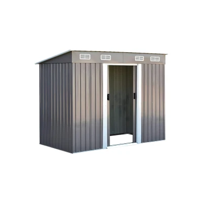 RealG RC-K-1817 Zahradní domek na nářadí 238 x 126 x 181 cm, šedý