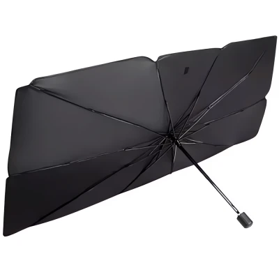 RealG RC-K-1716 Sluneční clona do auta deštník 125 x 65 cm