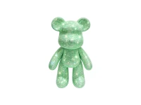 RealG RC-K-257 Diamantové malování 5D figurka 51 cm, medvěd zelený