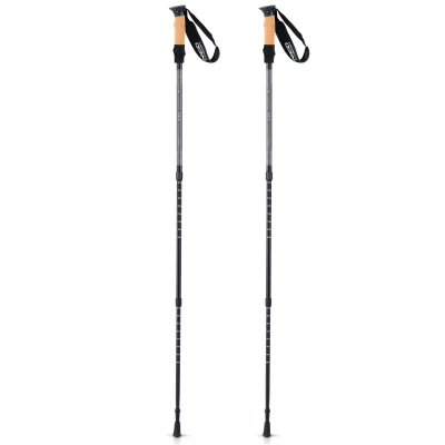 Trekingové palice Neo-Sport NS-380 Professional, 65-135 cm, 0,355 kg, 2 kusy, čierne