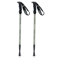 Neo-Sport NS-381 Trekingové hole Professional, 65-135 cm, 0,355 kg, 2 ks, olivově zelená