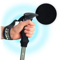 Neo-Sport NS-381 Trekingové hole Professional, 65-135 cm, 0,355 kg, 2 ks, olivově zelená