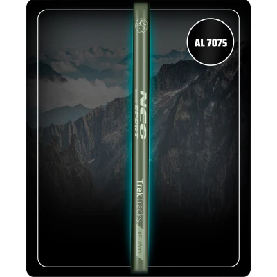 Neo-Sport NS-381 Trekingové hole Professional, 65-135 cm, 0,355 kg, 2 ks, olivově zelená