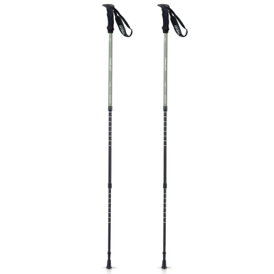 Neo-Sport NS-381 Trekingové hole Professional, 65-135 cm, 0,355 kg, 2 ks, olivově zelená