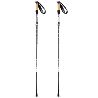 Neo-Sport NS-382 Trekingové hole Professional, 85-130 cm, 0,355 kg, 2 ks, šedá