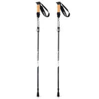 Neo-Sport NS-382 Trekingové hole Professional, 85-130 cm, 0,355 kg, 2 ks, šedá