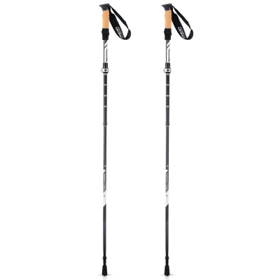 Neo-Sport NS-382 Trekingové hole Professional, 85-130 cm, 0,355 kg, 2 ks, šedá