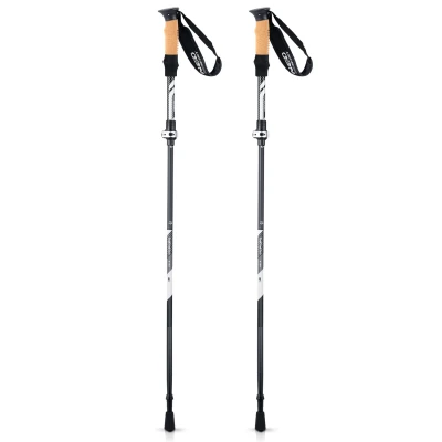 Neo-Sport NS-382 Trekingové hole Professional, 85-130 cm, 0,355 kg, 2 ks, šedá