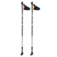 Neo-Sport NS-383 Trekingové hole Professional, 85-143 cm, 0,355 kg, 2 ks, černošedé
