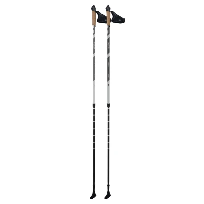 Neo-Sport NS-383 Trekingové hole Professional, 85-143 cm, 0,355 kg, 2 ks, černošedé