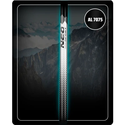 Neo-Sport NS-381 Trekingové hole Professional, 65-135 cm, 0,355 kg, 2 ks, stříbrné