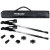 Neo-Sport NS-381 Trekingové hole Professional, 65-135 cm, 0,355 kg, 2 ks, stříbrné