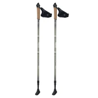 Neo-Sport NS-383 Profesionálne trekingové palice, 85-143 cm, 0,355 kg, 2 kusy, olivovo zelená