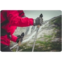 Neo-Sport NS-383 Profesionálne trekingové palice, 85-143 cm, 0,355 kg, 2 kusy, olivovo zelená