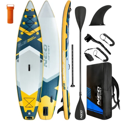 Neo-Sport 170106 Paddleboard SUP s příslušenstvím, Reefbreak, 150 kg, 350 cm