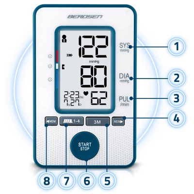 Digitálny tlakomer na pažu Berdsen BD-121 22-42 cm