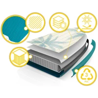 Neo-Sport 170305 Paddleboard SUP s príslušenstvom, Reefbreak, 160 kg, 350 cm