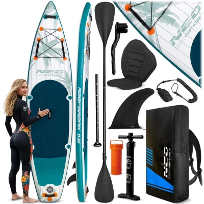 Neo-Sport 170305 Paddleboard SUP s príslušenstvom, Reefbreak, 160 kg, 350 cm