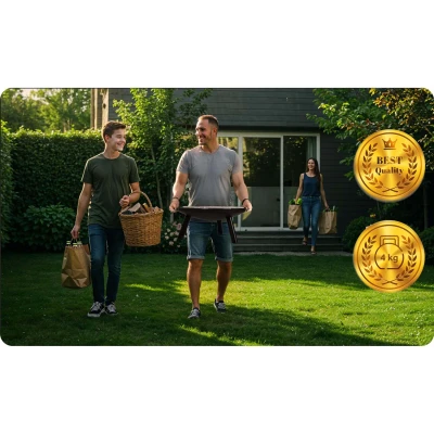 Berdsen BD-881 Zahradní ohniště s roštem a pohrabáčem 60 cm